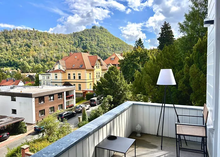 Hyggeliving - Neu - Luxus - - Bergblick - 3 Balkone - Parken - 100qm Lejlighed Bad Harzburg
